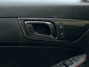 Mercedes Benz SLK Interior Door Handle Trim - Carbon Fiber - R172